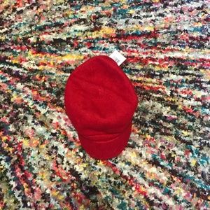 NWT August Hat Company Red Pageboy Hat